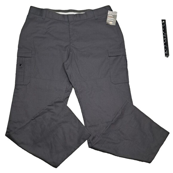 New Dickies Pants Womens Sz 24 UU EMT Uniform Work Cargo Casual Fit Straight Leg - Picture 1 of 16